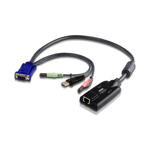 USB - VGA to Cat5e/6 KVM Adapter Cable (CPU Module), with Audio & Virtual Media Support