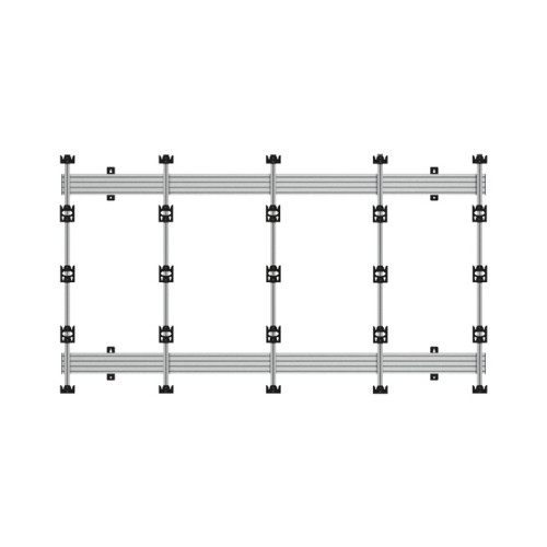 BT93INFWP-W-4X4/S Wall Mount for INFiLED WP Series 4x4 DVLED Videowalls