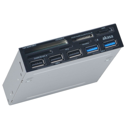 Akasa AK-ICR-17 card reader USB 3.2 Gen 1 (3.1 Gen 1) Internal Grey