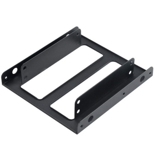 Akasa Mounting adapter allows a 2.5" SSD or HDD to fit into a 3.5" PC drive bay.