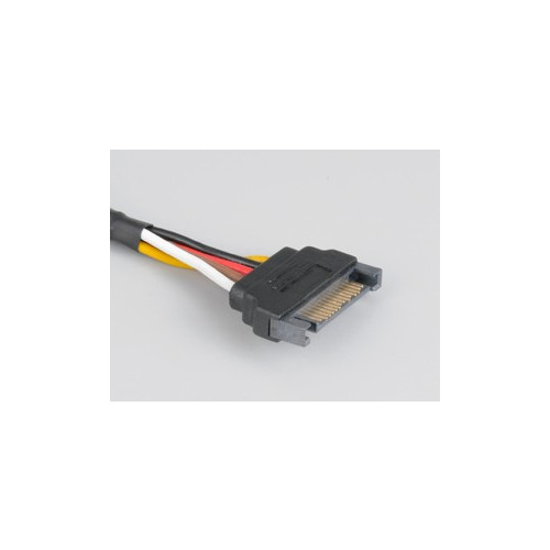 Akasa Sata Power Cable Extension Black 0.3 m