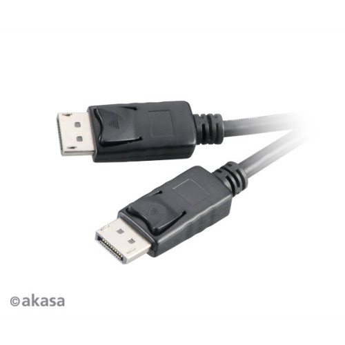 Akasa AK-CBDP01-20BK DisplayPort cable 2 m Black