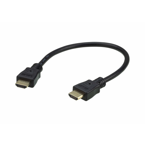 High Speed HDMI Cable with Ethernet True 4K ( 4096X2160 @ 60Hz); 0,3 m HDMI Cable with Ethernet