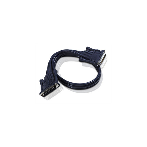 Deltaco 2L-1703 VGA cable 3 m VGA (D-Sub) Black