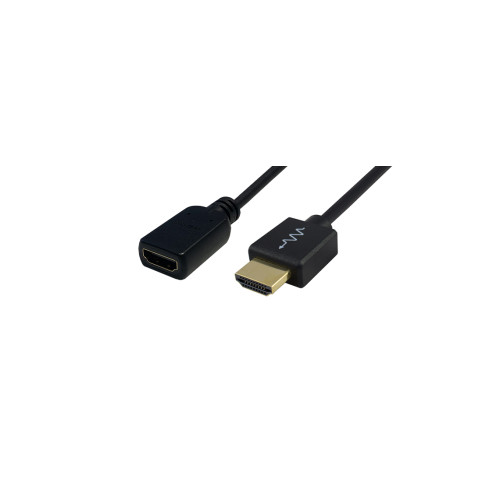 HDMIM-0.1 Micro Form HDMI Male - Female Adaptor Cable - 0.1m