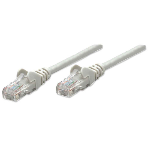 Network Patch Cable, Cat5e, 5m, Grey, CCA, U/UTP, PVC, RJ45, Gold Plated Contacts, Snagless, Booted, Lifetime Warranty, Polybag