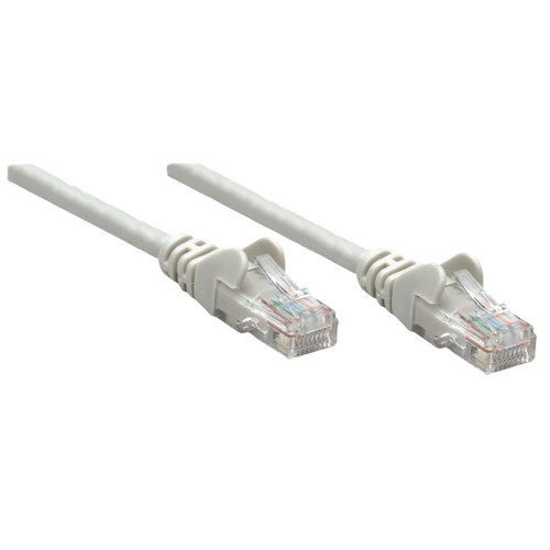 Network Patch Cable, Cat6, 10m, Grey, CCA, U/UTP, PVC, RJ45, Gold Plated Contacts, Snagless, Booted, Lifetime Warranty, Polybag