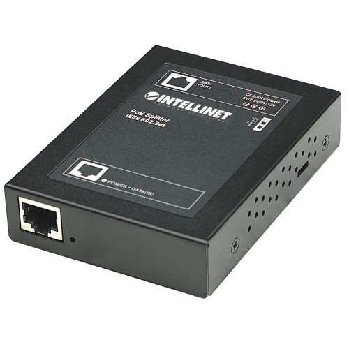 Power over Ethernet (PoE+) Splitter, IEEE802.3at, 5, 7.5, 9 or 12 V DC output voltage