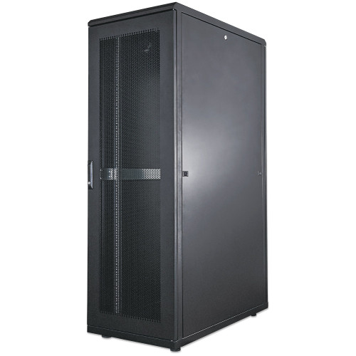 Network Cabinet, Free Standing (Standard), 26U, Usable Depth 123 to 773mm/Width 503mm, Black, Flatpack, Max 1500kg, Server Rack, IP20 rated, 19", Steel, Multi-Point Door Lock, One Lock Per Si