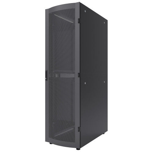 Network Cabinet, Free Standing (Standard), 42U, Usable Depth 123 to 973mm/Width 503mm, Black, Assembled, Max 1500kg, Server Rack, IP20 rated, 19", Steel, Multi-Point Door Lock, One Lock Per S