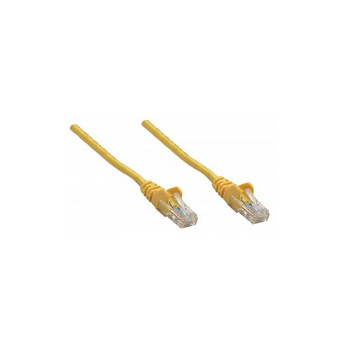 Intellinet Network Patch Cable, Cat6A, 20m, Yellow, Copper, S/FTP, LSOH / LSZH, PVC, RJ45, Gold Plated Contacts, Snagless, Booted, Lifetime Warranty, Polybag