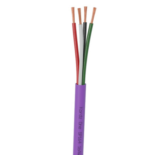 K11502-152M-PP Kordz ONE 16AWG 4 Core Speaker Cable, 152m, Purple