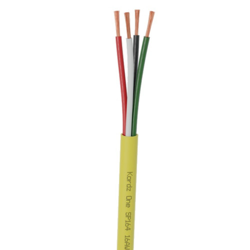 K11502-152M-YL Kordz ONE 16AWG 4 Core Speaker Cable, 152m, Yellow