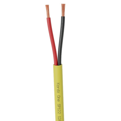 K12202-152M-YL Kordz ONE 12AWG 2 Core Speaker Cable, 152m, Yellow