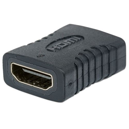 HDMI Coupler, 4K@60Hz (Premium High Speed), Female to Female, Straight Connection, Black, Equivalent to GCHDMIFF, Ultra HD 4k x 2k, Fully Shielded, Gold Plated Contacts, Lifetime Warranty, Po