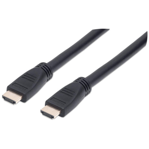 HDMI Cable with Ethernet (CL3 rated, suitable for In-Wall use), 4K@60Hz (Premium High Speed), 10m, Male to Male, Black, Ultra HD 4k x 2k, In-Wall rated, Fully Shielded, Gold Plated Contacts, 