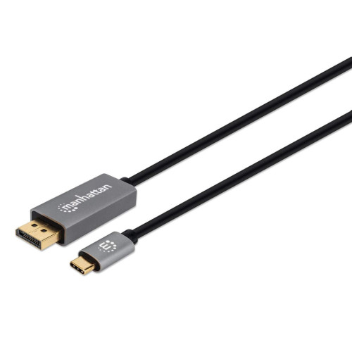 USB-C to DisplayPort 1.4 Cable, 8K@60Hz, 2m, Male to Male, Black, Equivalent to CDP2DP146B (except 20cm longer), Three Year Warranty, Polybag