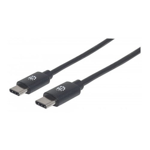 USB-C to USB-C Cable, 50cm, Male to Male, Black, 480 Mbps (USB 2.0), Equivalent to USB2CC50CM, Hi-Speed USB, Lifetime Warranty, Polybag