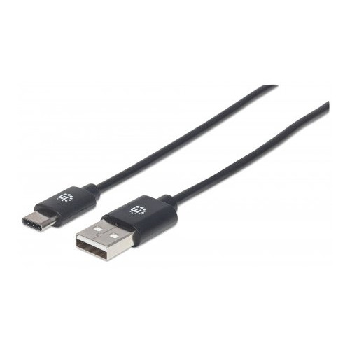 USB-C to USB-A Cable, 50cm, Male to Male, Black, 480 Mbps (USB 2.0), Equivalent to USB2AC50CM, Hi-Speed USB, Lifetime Warranty, Polybag