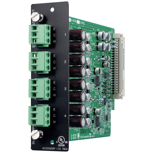 D-971E D-900 Series 4 Channel Line Output Module (Terminal Block)