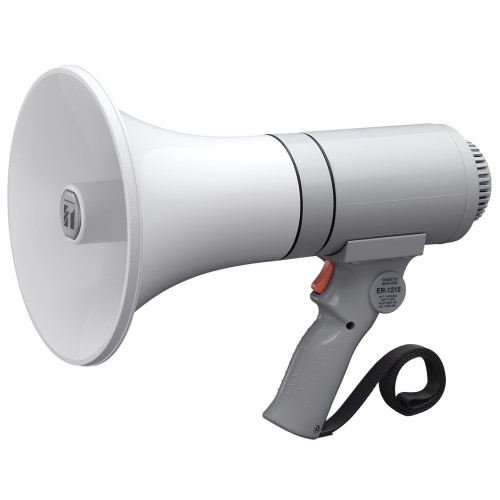 ER-1215 Handheld Megaphone, 15W, Grey, Range 315m