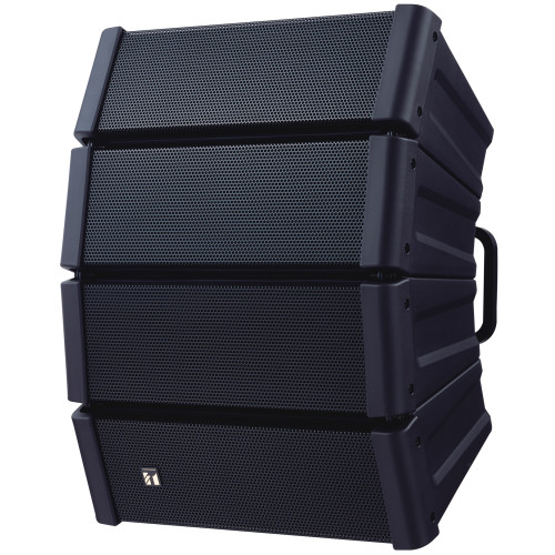 HX-5B-WP Compact Array Speaker, 200W (8O), 4 x LF & 12 x HF Drivers, Black, Weatherproof