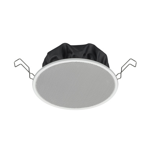 PC-1860 Ceiling Speaker, 6W (100v), 5", 80 - 20KHz, Pure White, Spring Clamp mount