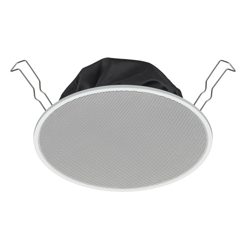 PC-2360 Ceiling Speaker, 6W (100v), 6", 60 - 20KHz, Pure White, Spring Clamp mount