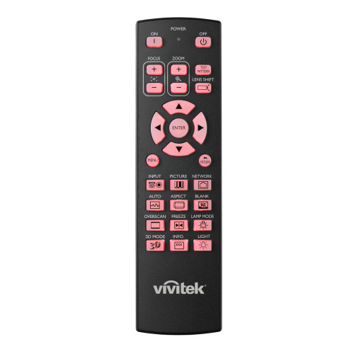 Vivitek 5041844300 remote control IR Wireless Projector Press buttons