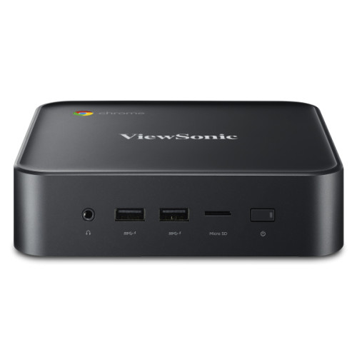 Viewsonic NMP760 PC/workstation 5205U mini PC Intel® Celeron® 8 GB DDR4-SDRAM 64 GB eMMC ChromeOS Black