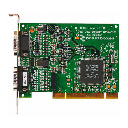 Brainboxes PCI 2 port OPTO RS422/485 interface cards/adapter