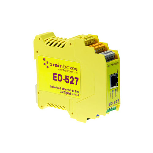 Brainboxes ED-527 electrical relay Yellow