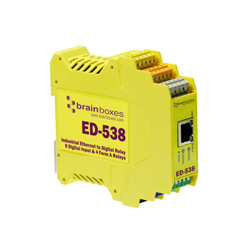 Brainboxes ED-538 electrical relay Yellow