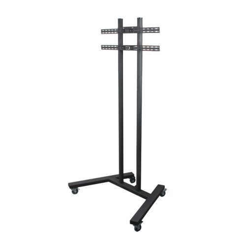 Large Universal Flat Screen Trolley / Floor Stand (VESA 800 x 600) - 1.8m Ã˜50mm Poles