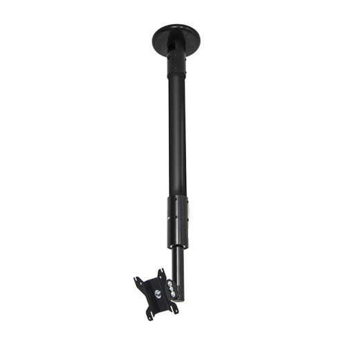 Flat Screen Ceiling / Desk Mount with Tilt & Swivel (VESA 100) - 0.5m Ã˜50mm Pole