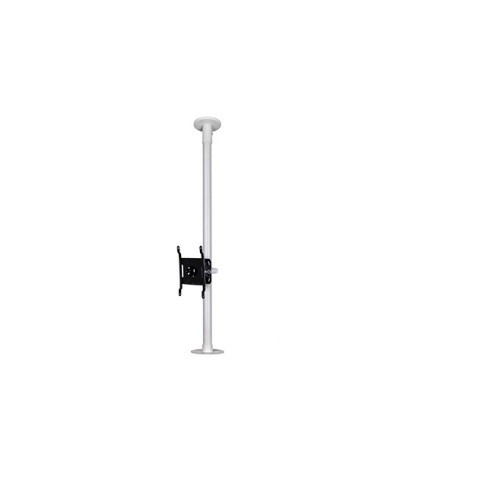 SYSTEM V - CCTV Ceiling Mount for a VESA 200 Tilt Screen and Dome Surveillance Camera - 1m Ã˜38mm Pole