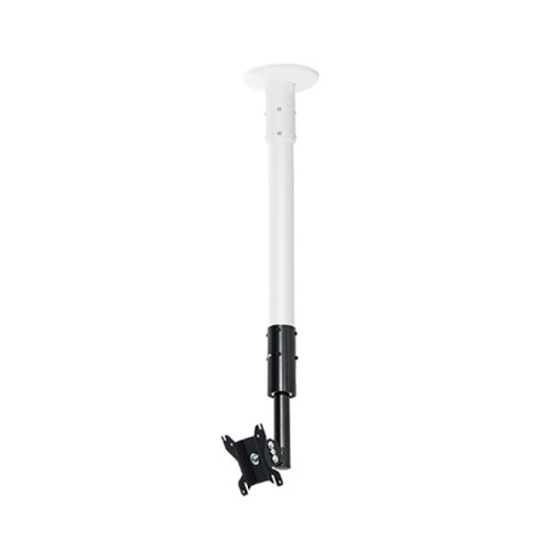 Flat Screen Ceiling / Desk Mount with Tilt & Swivel (VESA 100) - 0.5m Ã˜50mm Pole