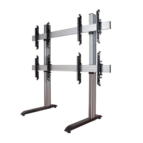 BT8370-2x2/BS 2 x 2 Universal Freestanding Videowall Mounting System with Micro-Adjustment for 46-60" screens