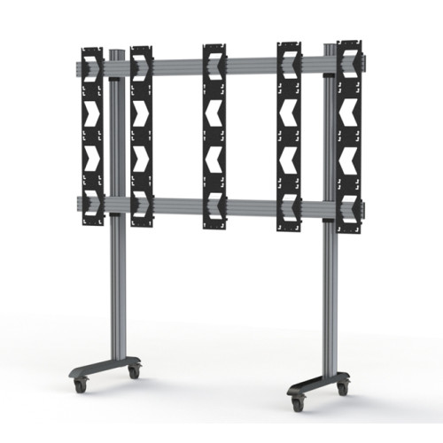 SYSTEM X - Mobile Stand for Unilumin UpanelS 4x4 DVLED Videowalls