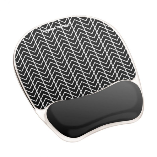 Fellowes 9653401 mouse pad Black, White