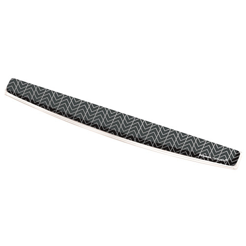 Fellowes 9653601 wrist rest Gel Black, Grey