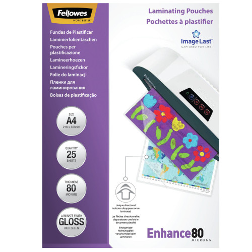 ImageLast A4 80 Micron Laminating Pouch - 25 pack