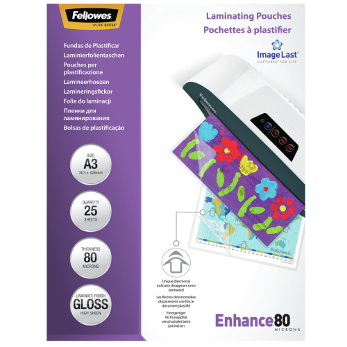 ImageLast A3 80 Micron Laminating Pouch - 25 pack