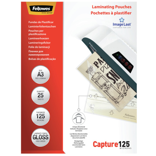 ImageLast A3 125 Micron Laminating Pouch - 25 pack