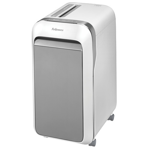 Fellowes Paper Shredder LX221 20 Sheet Micro Cut Shredder with 30 Litre Pull Out Bin Superior Security P5 White