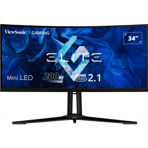 Viewsonic XG341C-2K computer monitor 86.4 cm (34") 3440 x 1440 pixels UltraWide Quad HD Black