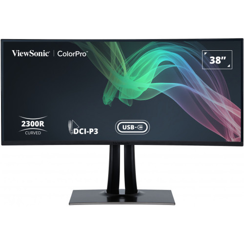 Viewsonic VP3881A computer monitor 96.5 cm (38") 3840 x 1600 pixels Quad HD+ LED Black