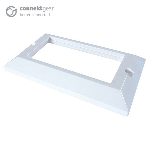 AV Double Faceplate - 4 Module