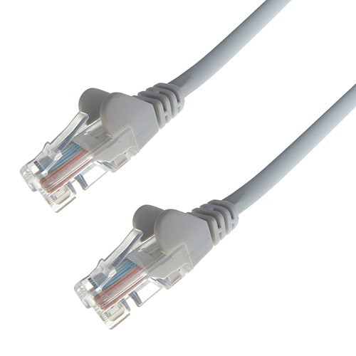 connektgear 1m RJ45 CAT6 UTP Stranded Flush Moulded LS0H Network Cable - 24AWG - Grey