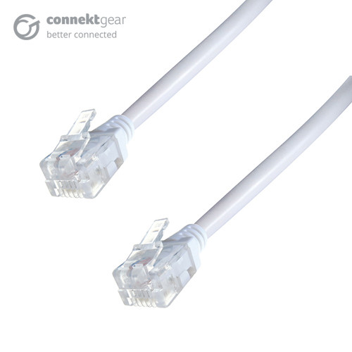 connektgear 20m ADSL Broadband High Speed Modem Cable RJ11 Male to RJ11 Male